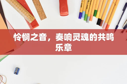 怜悯之音，奏响灵魂的共鸣乐章