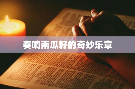 奏响南瓜籽的奇妙乐章