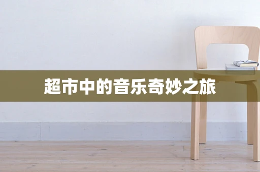 超市中的音乐奇妙之旅