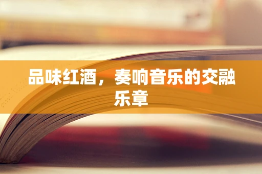 品味红酒，奏响音乐的交融乐章