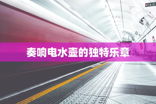 奏响电水壶的独特乐章
