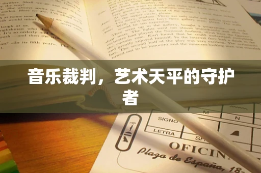 音乐裁判，艺术天平的守护者