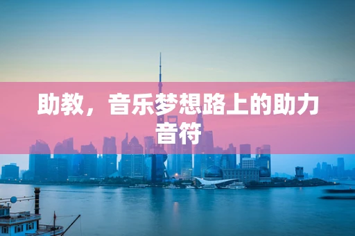 助教，音乐梦想路上的助力音符