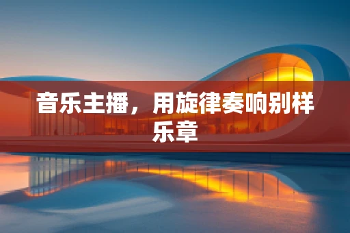 音乐主播，用旋律奏响别样乐章