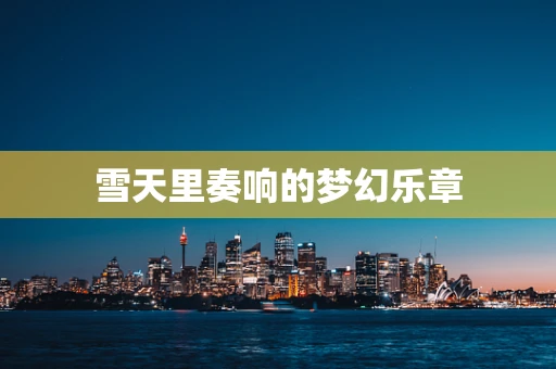 雪天里奏响的梦幻乐章