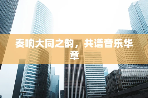 奏响大同之韵，共谱音乐华章