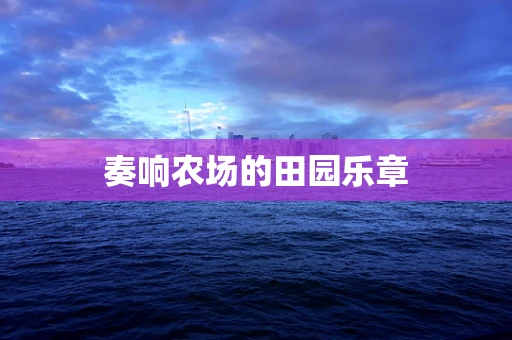 奏响农场的田园乐章