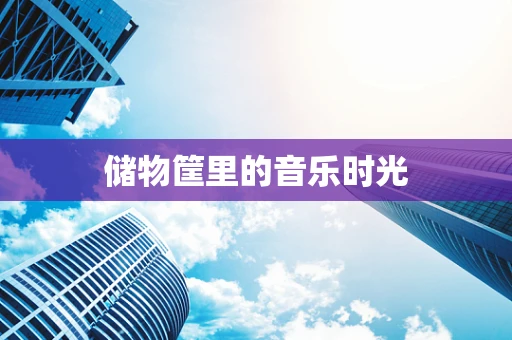 储物筐里的音乐时光