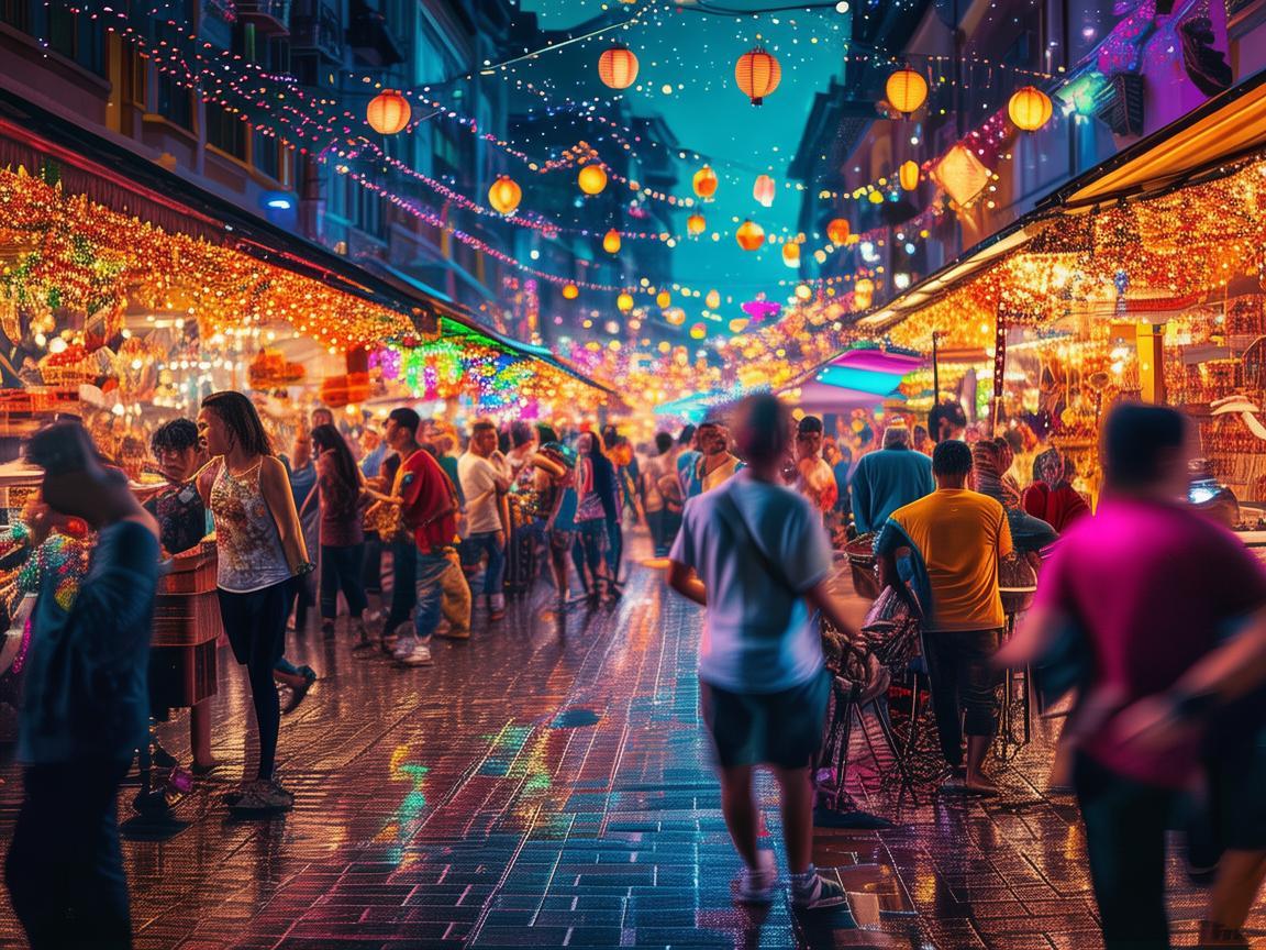 点亮夜市的音乐狂欢，夜市音乐节