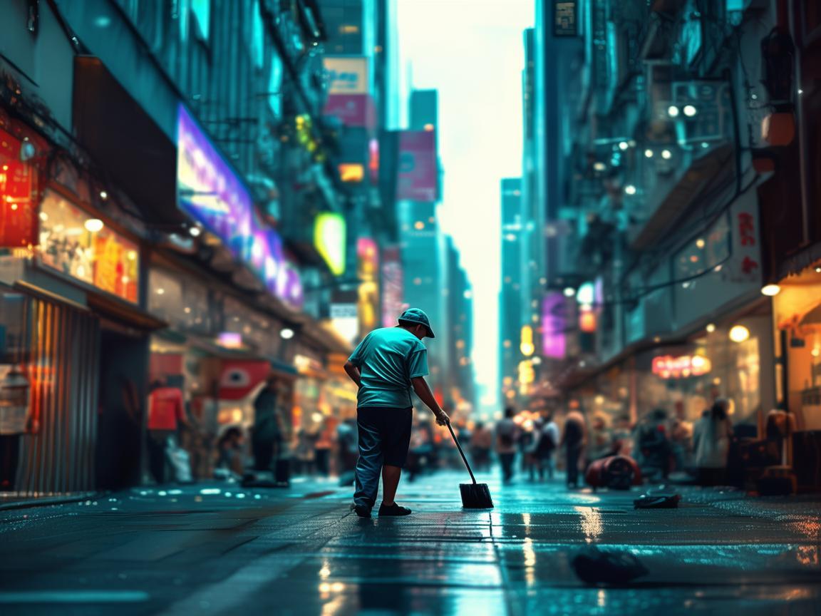 清洁工，城市乐章中别样的音符