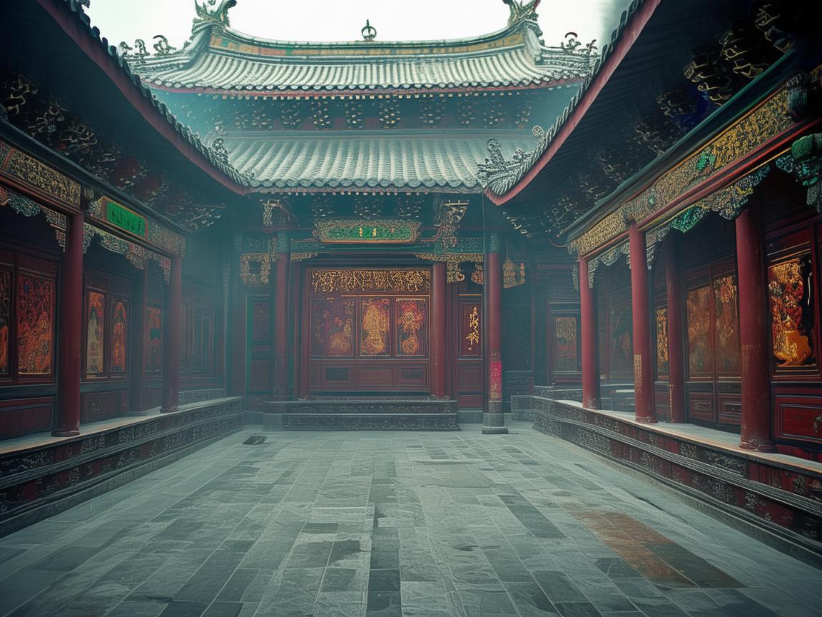 道观三清殿中的仙乐回响