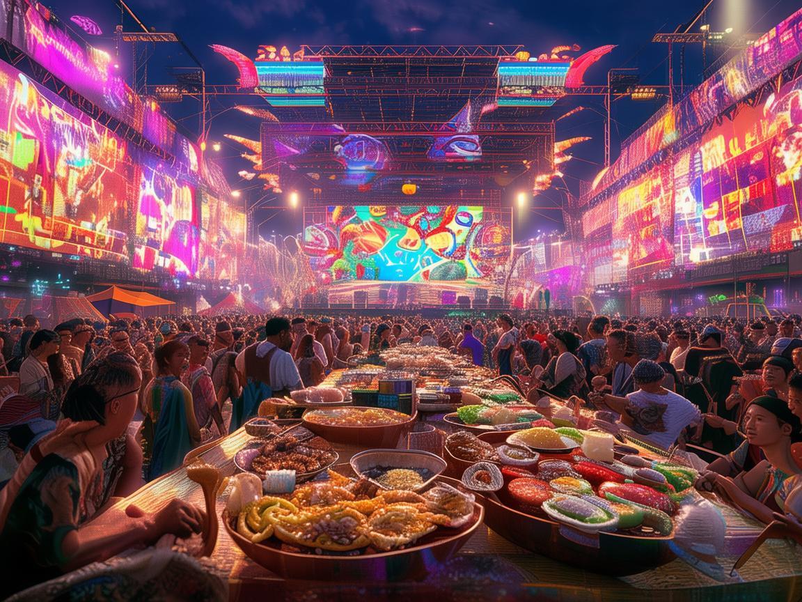 凉粉音乐节，传统小吃与现代音乐的奇妙碰撞