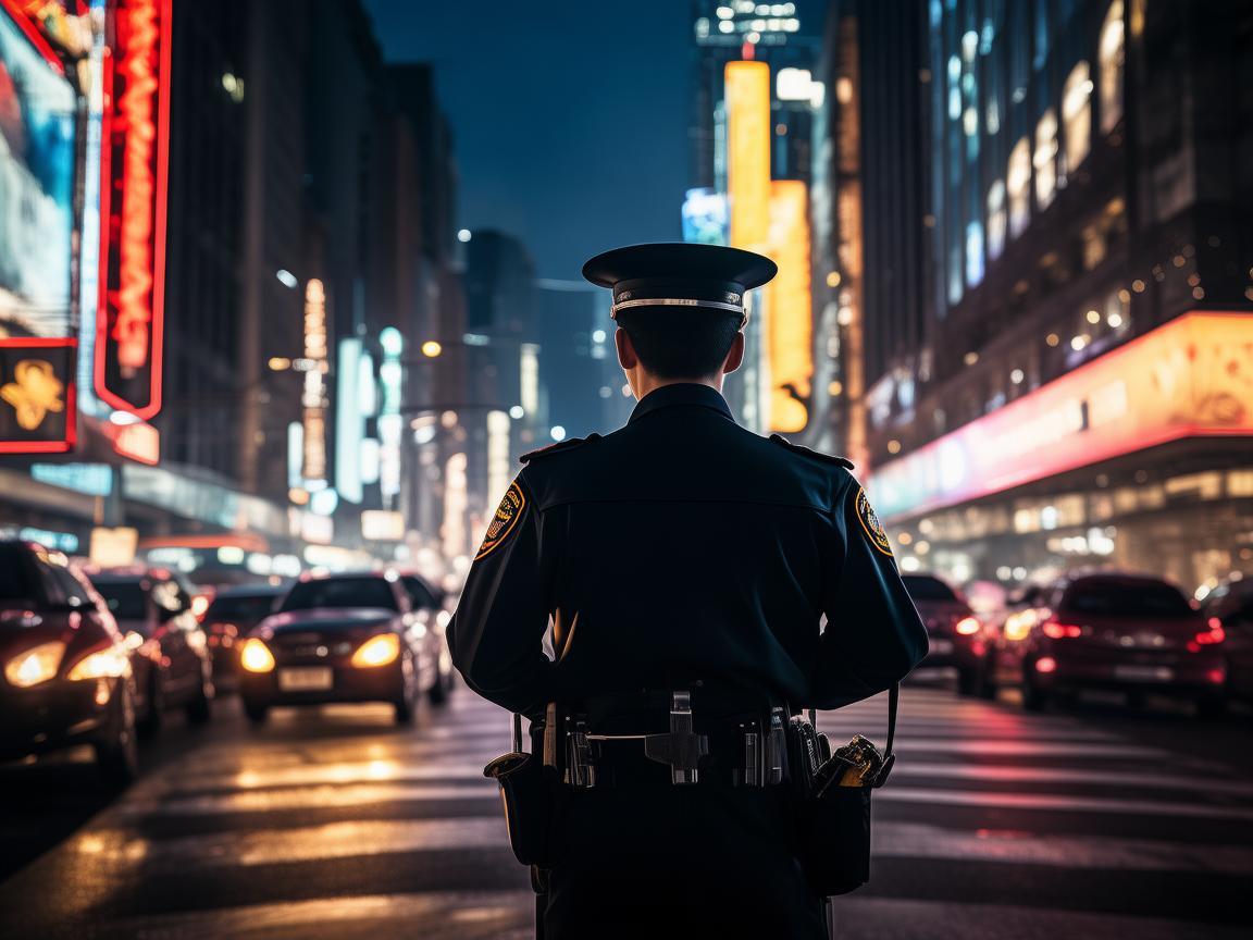 交警与音乐，城市旋律的和谐守护者？