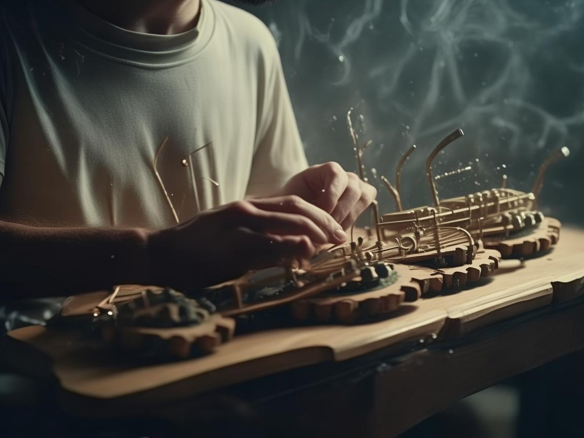 身着 T 恤奏响音乐的别样旋律