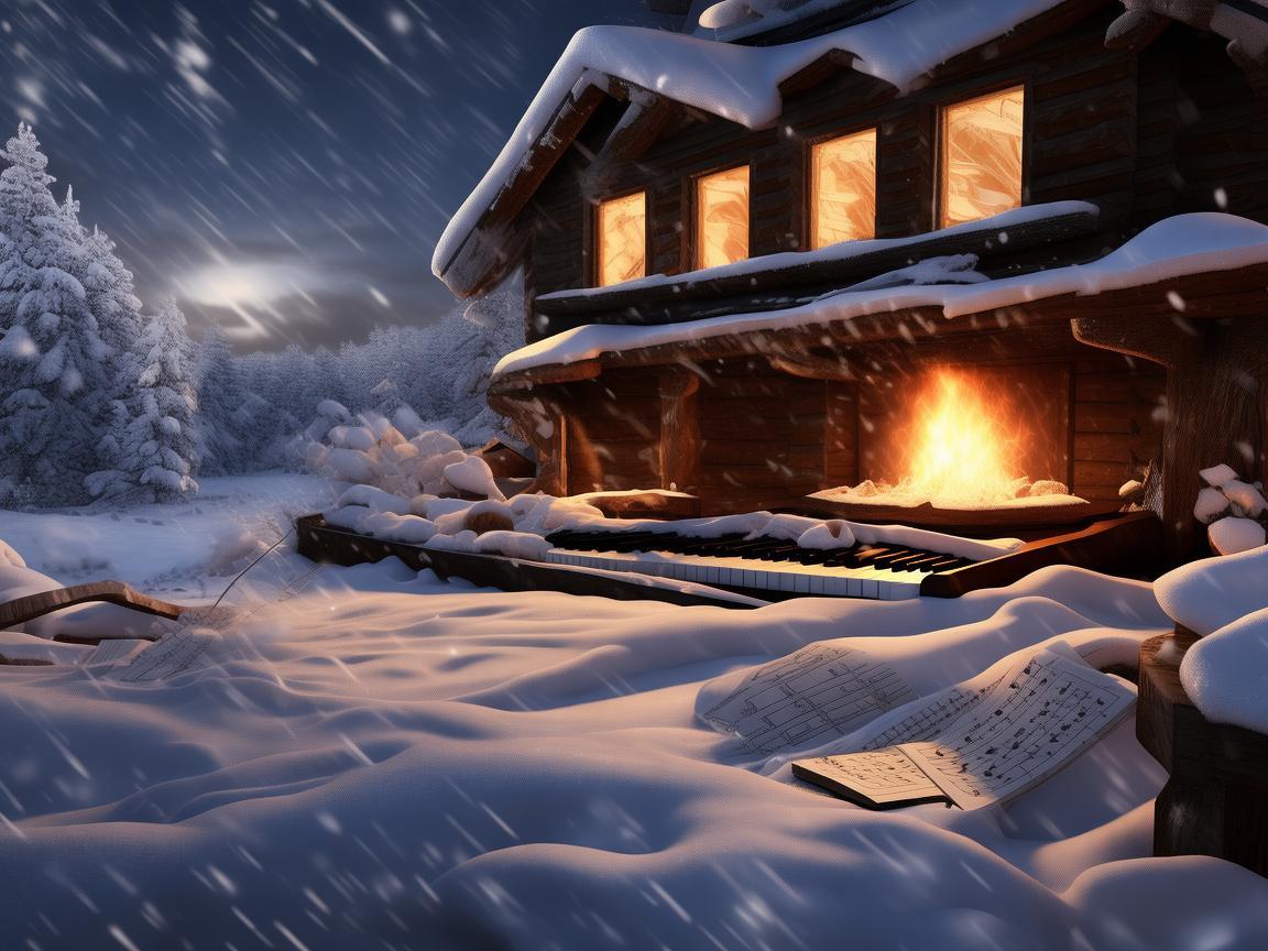 雪中旋律，大雪天如何保持音乐创作的灵感与激情？