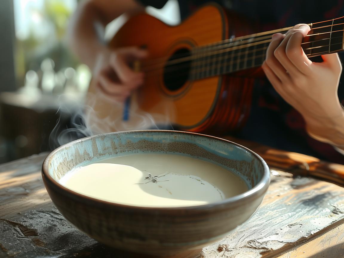 豆浆与音乐创作，灵感碰撞的奇妙化学反应