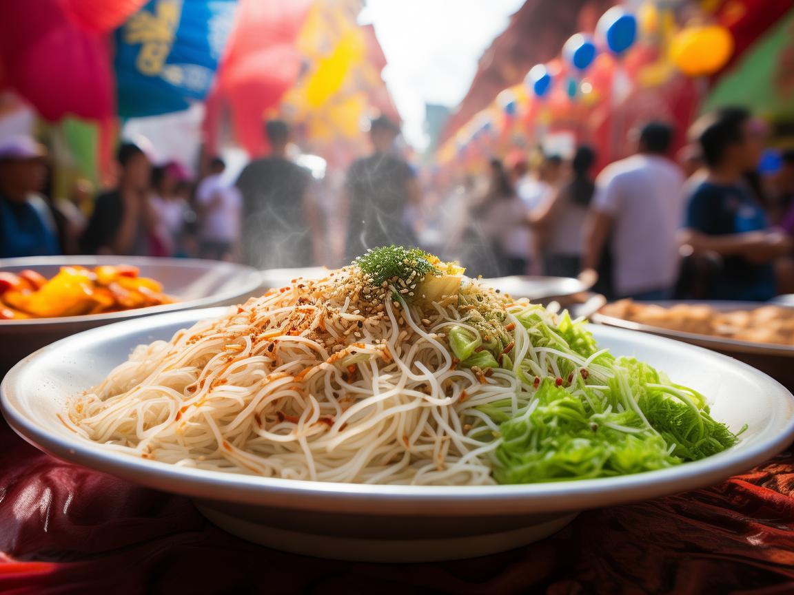 陕西凉皮，音乐节上的独特美食与文化交融
