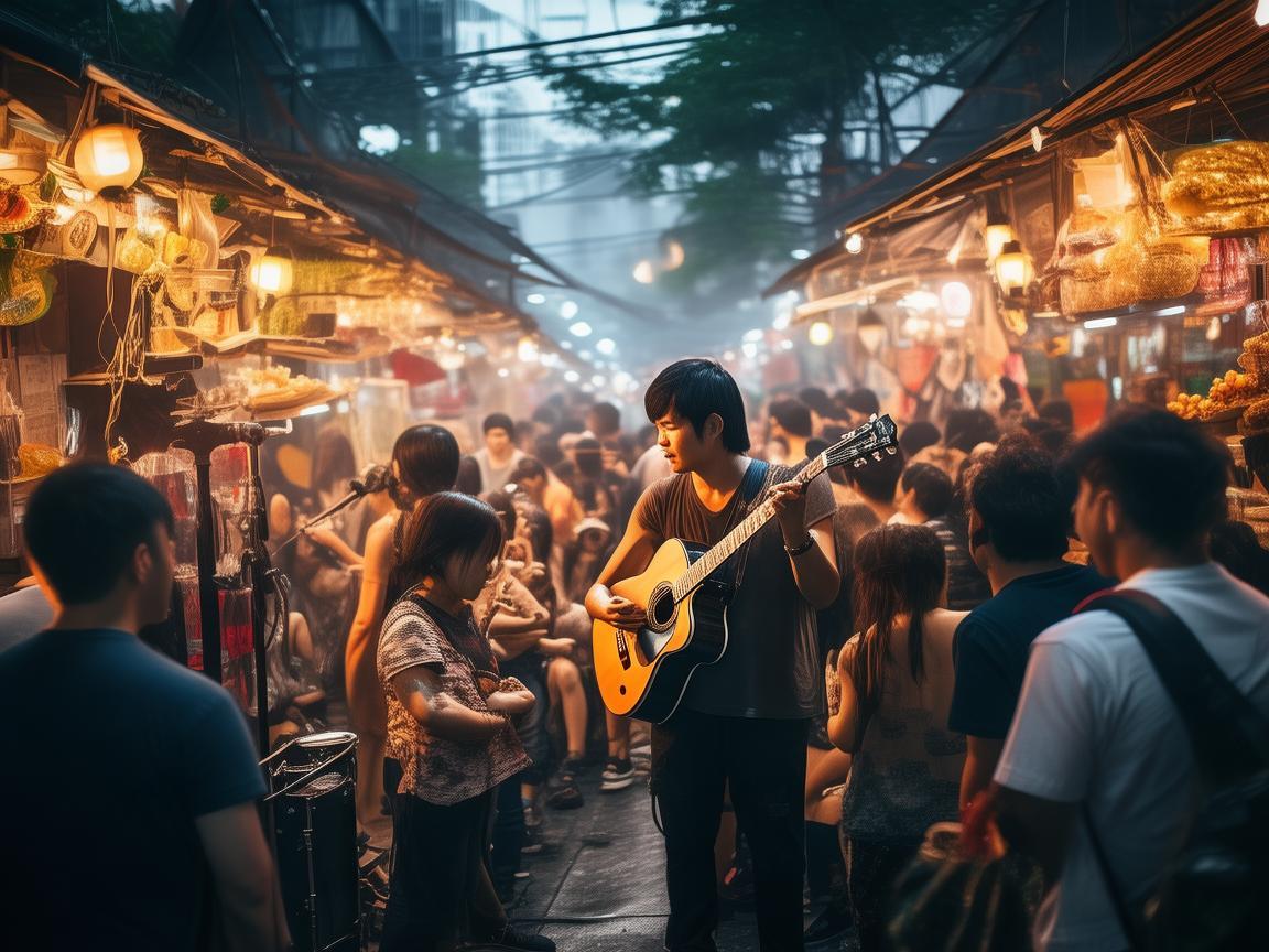 夜市摊的音乐魔法，如何用现场演奏提升顾客体验？