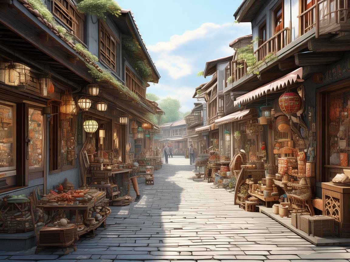 漫步文化街手工艺品店，聆听指尖上的音乐旋律