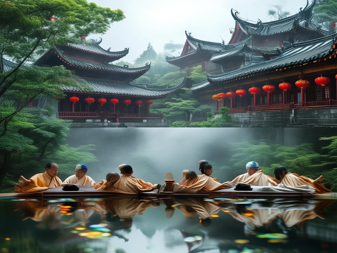 道观中的天籁之音，音乐与信仰的交融