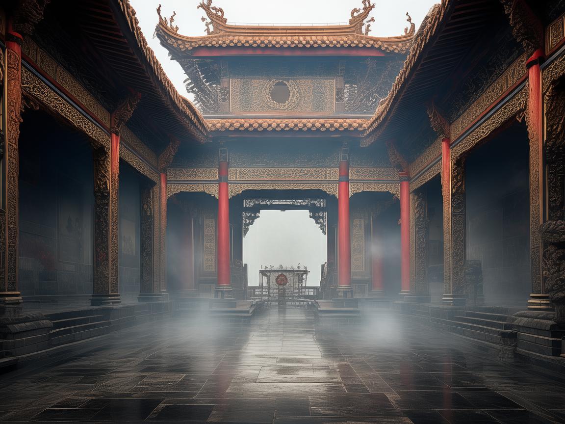 道观三清殿中的仙乐回响
