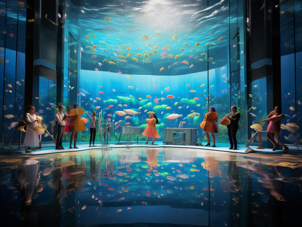 音乐与海洋的交响，水族馆中的音乐创作挑战