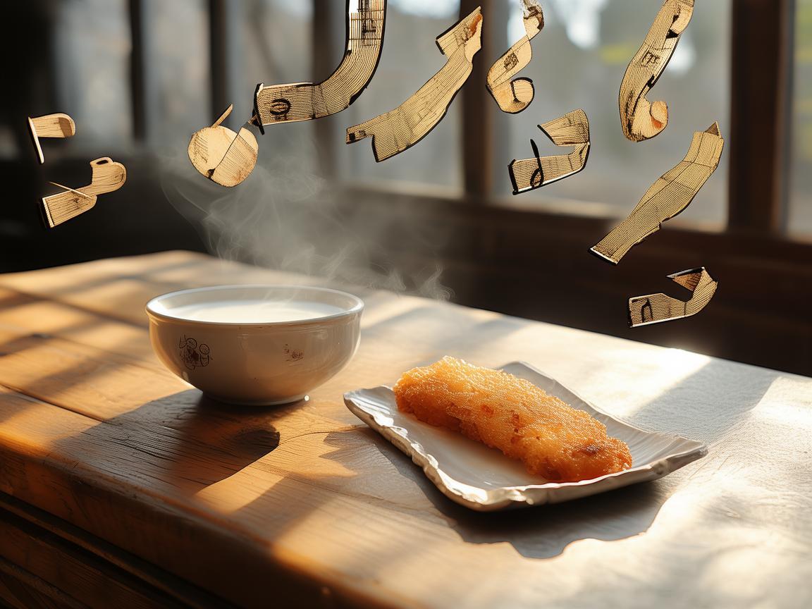 音乐与豆浆油条的奇妙融合，传统与现代的交响