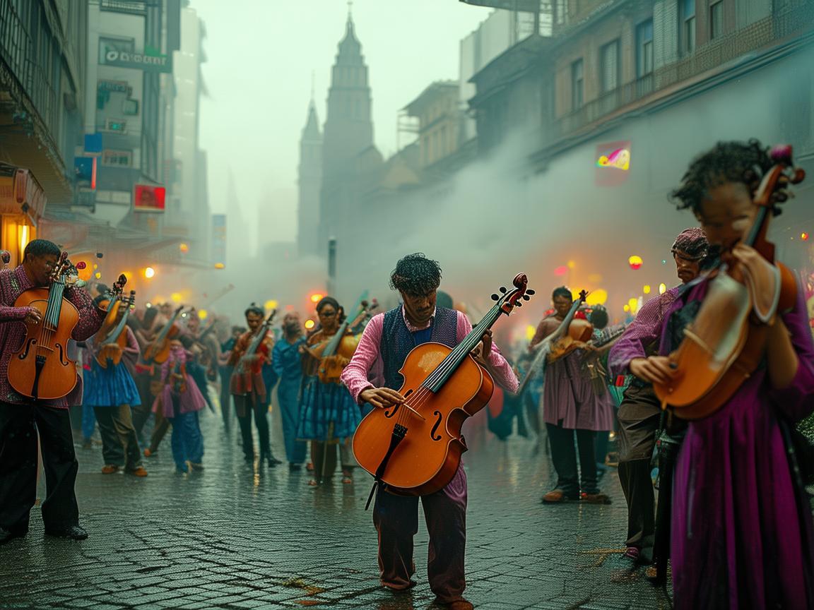 雾霾之下,奏响别样乐章 雾霾之下,奏响别样乐章