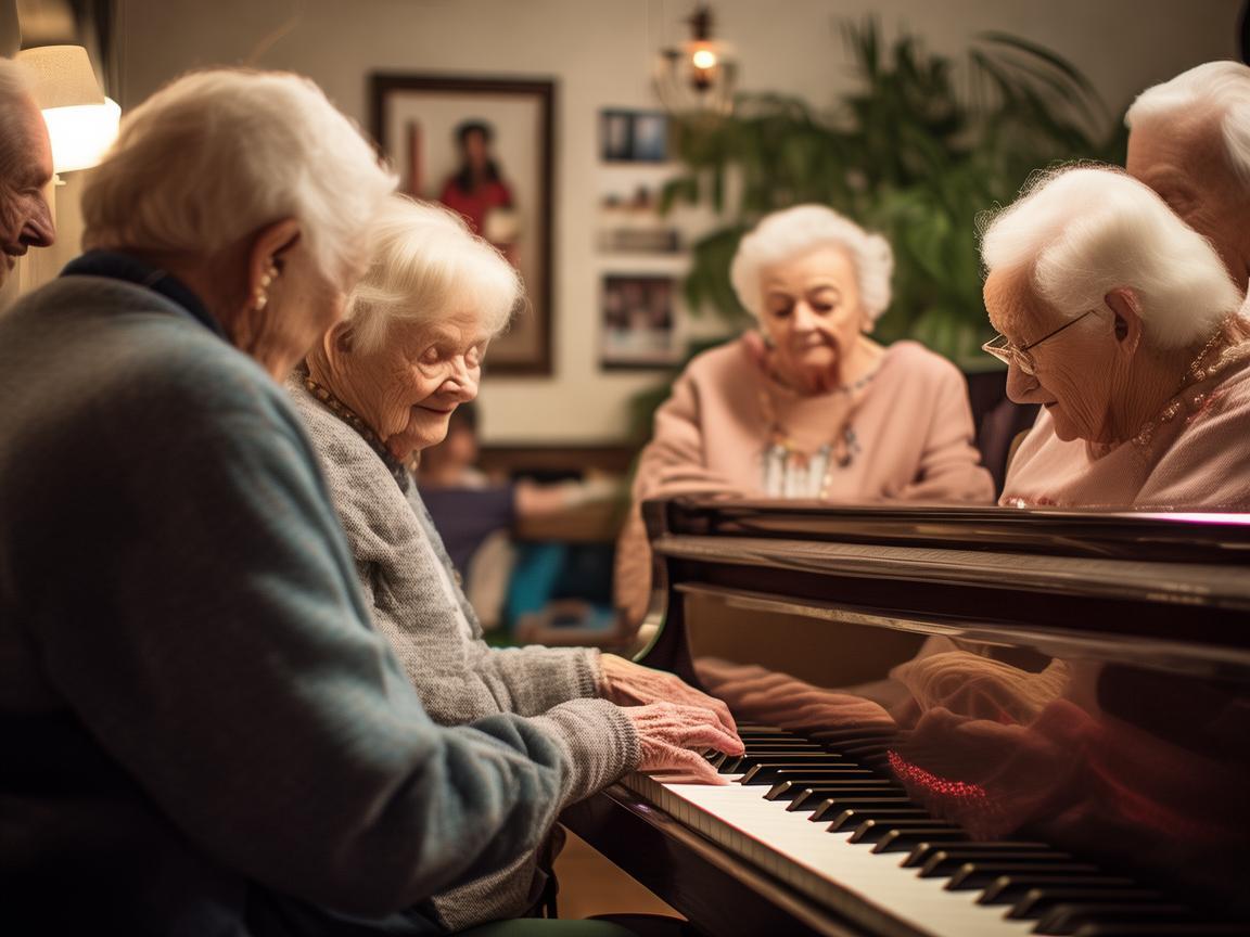 奏响养老院活动室的温暖乐章 奏响养老院活动室的温暖乐章