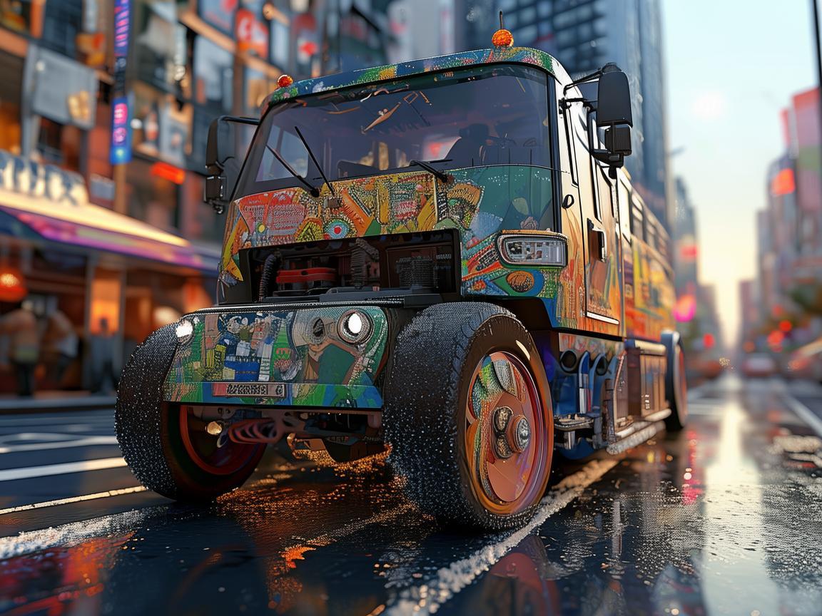 扫路车奏响城市清洁乐章