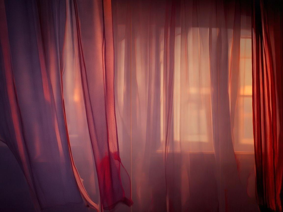 窗帘轻舞间的音乐遐想