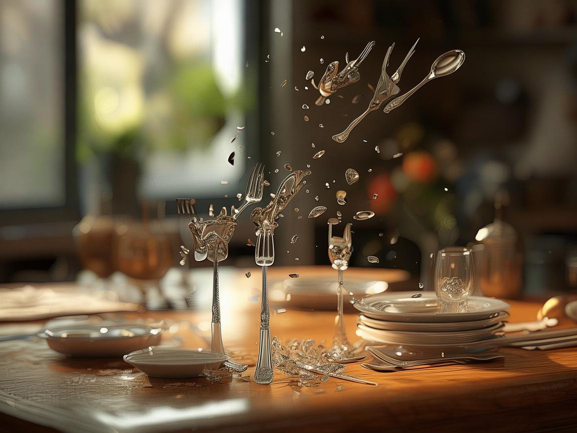 餐具碰撞间的音乐回响