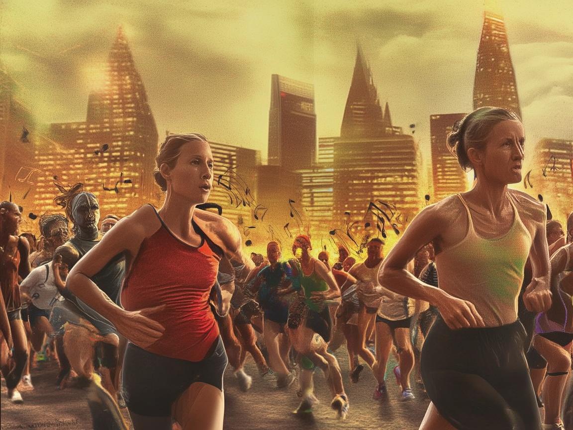 马拉松，音乐节奏中的坚韧之旅