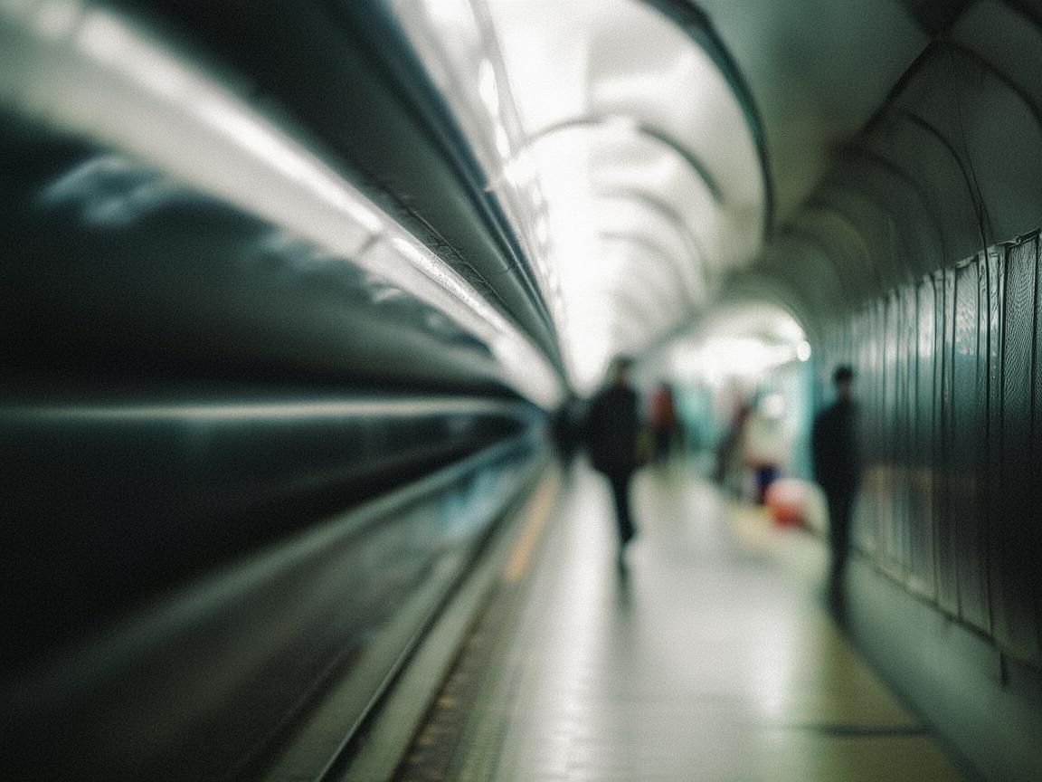 地铁站月台的音乐回响