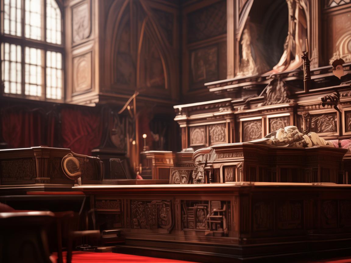 法庭审判席上的音乐回响